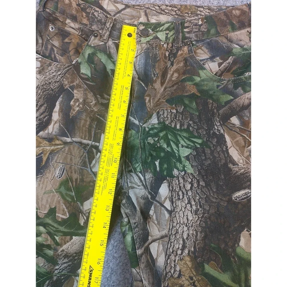 RealTree Hardwoods Camo Pants Mens 34x29 Brown Green Forest Camouflage Hunting